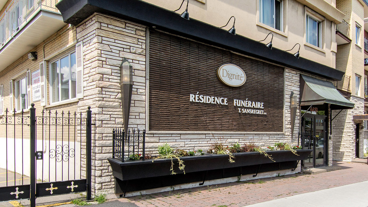 Front Exterior at Complexe funéraire T. Sansregret